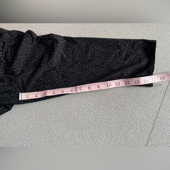 Aria Collection Black White Dotted Cotton Nightdress Size XL - Picture 9 of 9